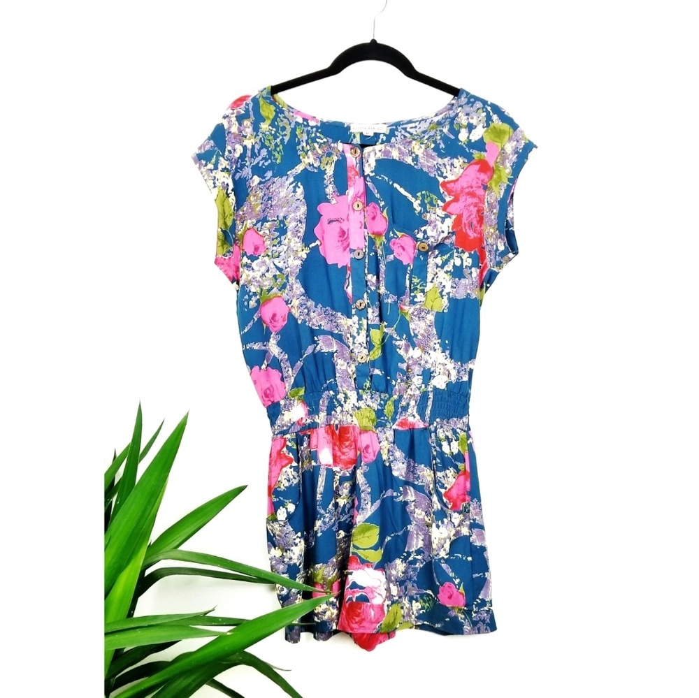 Banana Republic Floral Print  Romper